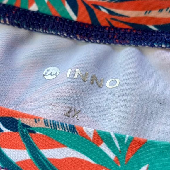 🏝️Inno Plus Size Rash Guard Swim Shirt Short Sleeves UPF 50+/Workout Top🏝️ - Picture 6 of 13